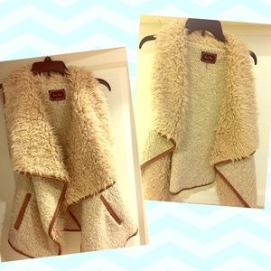 Dress down vest ... perfect for this cold weather.